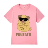 Adult Unisex Tops Exclusive Design Pugtato With Glasses T-shirts And Hoodies