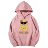 Adult Unisex Tops Exclusive Design Pugtato With Glasses T-shirts And Hoodies