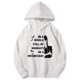 Adult Unisex Tops Exclusive Design In A World Full Of Mondays Be A Wednesday Bats T-shirts And Hoodies