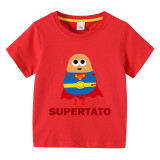 Kids Unisex Clothing Top For Boys And Girls Is Potato Super Potato T-shirts