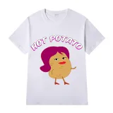 Adult Unisex Tops Exclusive Design Hot Potato T-shirts And Hoodies