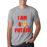 Adult Unisex Tops Exclusive Design I Am A Potato T-shirts And Hoodies