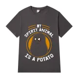 Adult Unisex Tops Exclusive Design My Spirit Animal Is A Potato T-shirts And Hoodies
