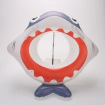 Toddler Kids Pool Floats Inflated Swimming Rings Shark Shaped Swimming Circle