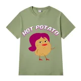 Adult Unisex Tops Exclusive Design Hot Potato T-shirts And Hoodies