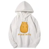 Adult Unisex Tops Exclusive Design Purrtato T-shirts And Hoodies