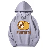 Adult Unisex Tops Exclusive Design Pugtato T-shirts And Hoodies