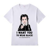 Adult Unisex Tops Exclusive Design I Want You To Wear Black On Wednesday T-shirts And Hoodies