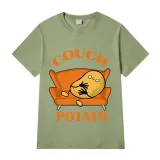 Adult Unisex Tops Exclusive Design Couch Potato T-shirts And Hoodies