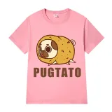 Adult Unisex Tops Exclusive Design Pugtato T-shirts And Hoodies