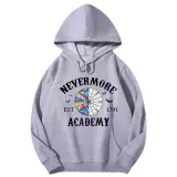 Adult Unisex Tops Exclusive Design Nevermore Academy Est 1791 Bats T-shirts And Hoodies