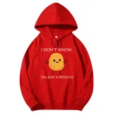 Adult Unisex Tops Exclusive Design I Don't Know I'm Just A Potato T-shirts And Hoodies