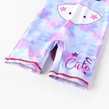 Toddler Kids Girl One Piece Swimsuit Long Sleeve Unicorns Surfwear Swimsuit