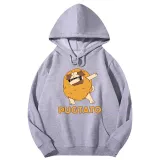 Adult Unisex Tops Exclusive Design Cool Pugtato With Glasses T-shirts And Hoodies