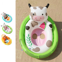 Toddler Kids Pool Floats Inflated Swimming Rings Monkey and Cow Swimming Circle