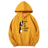 Adult Unisex Tops Exclusive Design On Wednesdays This Is My Happy Face T-shirts And Hoodies