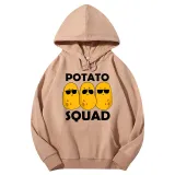 Adult Unisex Tops Exclusive Design Potato Squad T-shirts And Hoodies