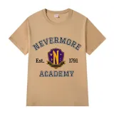 Adult Unisex Tops Exclusive Design Nevermore Academy Est 1791 T-shirts And Hoodies
