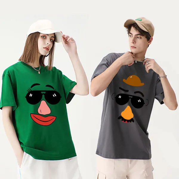 Adult Unisex Tops Exclusive Design Potato Emoji Woman Man T-shirts And Hoodies