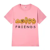 Adult Unisex Tops Exclusive Design Potato Friends T-shirts And Hoodies