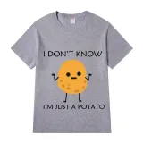 Adult Unisex Tops Exclusive Design I Don't Know I'm Just A Potato T-shirts And Hoodies