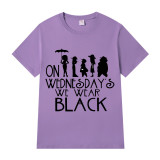 Adult Unisex Tops Exclusive Design On Wednesdays We Wear Black People T-shirts And Hoodies