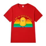 Adult Unisex Tops Exclusive Design I'm A Potato Rainbow T-shirts And Hoodies