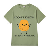 Adult Unisex Tops Exclusive Design I Don't Know I'm Just A Potato T-shirts And Hoodies
