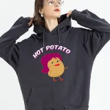 Adult Unisex Tops Exclusive Design Hot Potato T-shirts And Hoodies