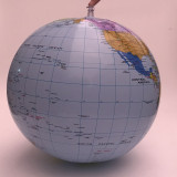 Inflated PVC Geography Globe Beach Ball