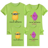 Family Matching Clothing Top I Am A Sweet Potato Family T-shirts