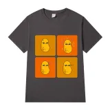 Adult Unisex Tops Exclusive Design Potato Emoji T-shirts And Hoodies