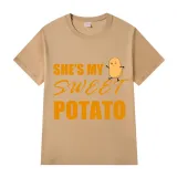 Adult Unisex Tops Exclusive Design She Is My Sweet Potato I Yam T-shirts And Hoodies