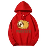 Adult Unisex Tops Exclusive Design Pugtato T-shirts And Hoodies