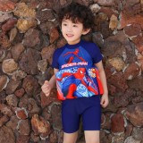 Toddler Kids Boy Swimwear Spider Prints Float Adjustable Buoyancy Swimsuit