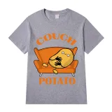 Adult Unisex Tops Exclusive Design Couch Potato T-shirts And Hoodies