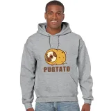 Adult Unisex Tops Exclusive Design Pugtato T-shirts And Hoodies