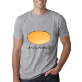 Adult Unisex Tops Exclusive Design I Am A Potato T-shirts And Hoodies