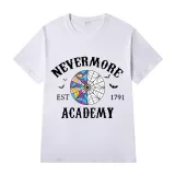 Adult Unisex Tops Exclusive Design Nevermore Academy Est 1791 Bats T-shirts And Hoodies