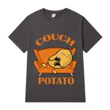 Adult Unisex Tops Exclusive Design Couch Potato T-shirts And Hoodies