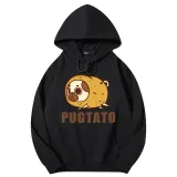 Adult Unisex Tops Exclusive Design Pugtato T-shirts And Hoodies