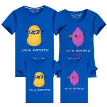 Family Matching Clothing Top I Am A Sweet Potato Family T-shirts