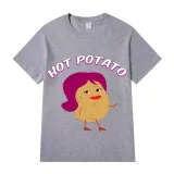 Adult Unisex Tops Exclusive Design Hot Potato T-shirts And Hoodies