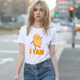 Adult Unisex Tops Exclusive Design She Is My Sweet Potato I Yam T-shirts And Hoodies