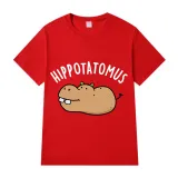 Adult Unisex Tops Exclusive Design Hippotatomus T-shirts And Hoodies