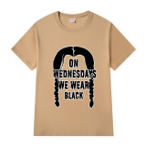 Adult Unisex Tops Exclusive Design On Wednesdays We Wear Black Braids T-shirts And Hoodies