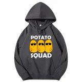 Adult Unisex Tops Exclusive Design Potato Squad T-shirts And Hoodies