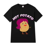 Adult Unisex Tops Exclusive Design Hot Potato T-shirts And Hoodies