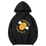 Adult Unisex Tops Exclusive Design I Believe I Can Fly Potato With Wings T-shirts And Hoodies