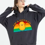 Adult Unisex Tops Exclusive Design I'm A Potato Rainbow T-shirts And Hoodies